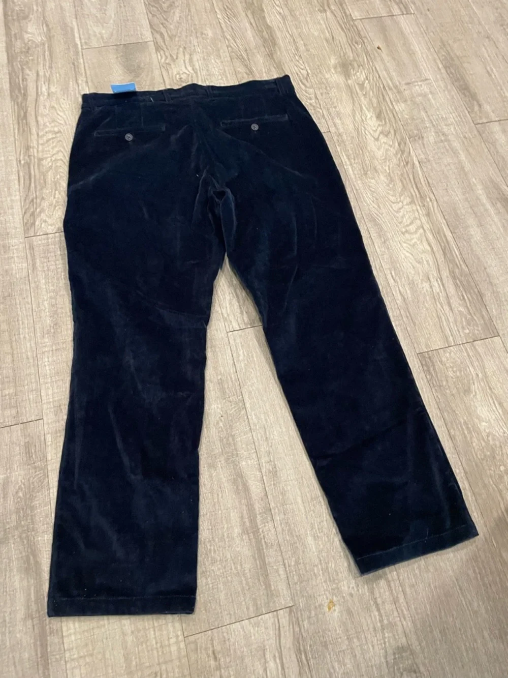 The Men’s Store Bloomingdales Navy Blue Corduroy Trousers Stretch Fabric 36”x30”
